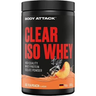 Body Attack Clear Iso Whey Сывороточный протеин со вкусом персикового чая со льдом 300 гр.