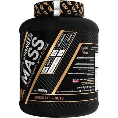Dorian Yates Game Changer Mass с креатином и шоколадно-ореховым вкусом 3 кг: цены и характеристики