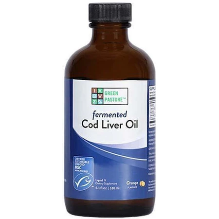 Green Pasture Cod Liver Oil Масло печени трески 180 мл Апельсин: цены и характеристики