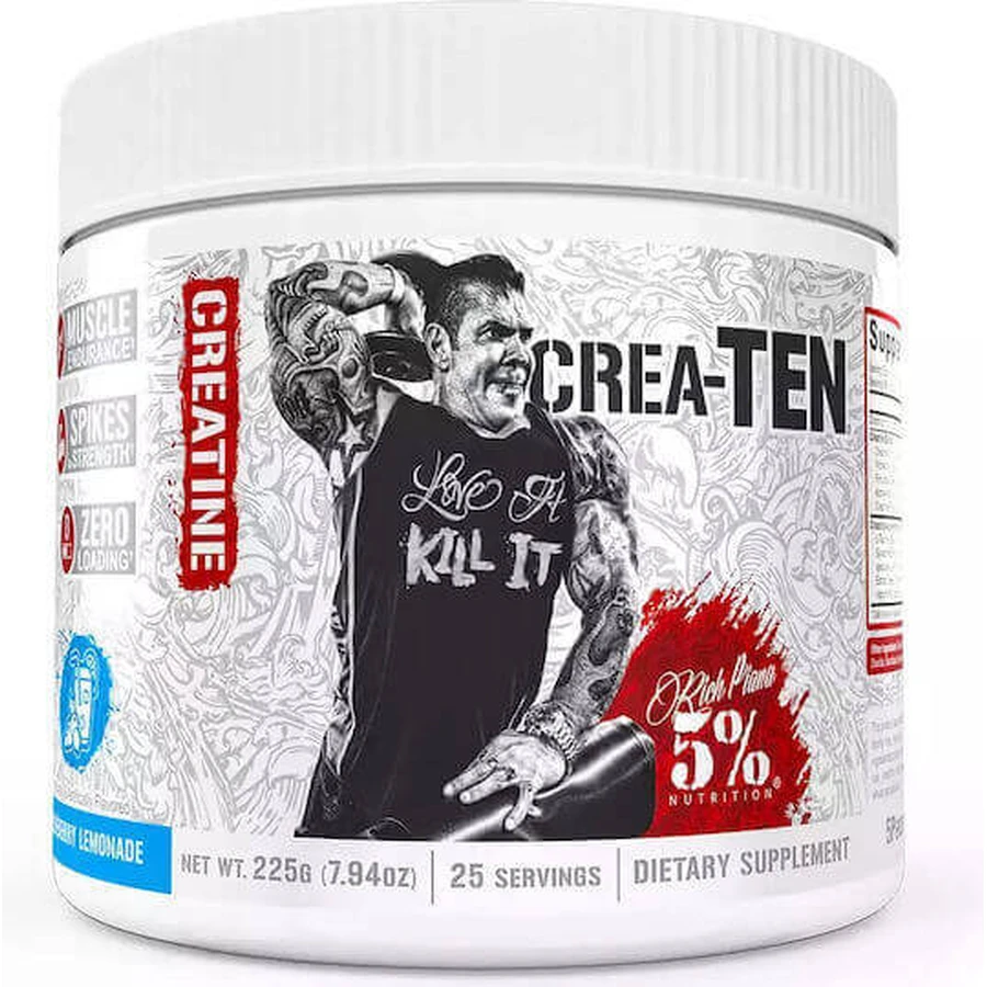 Rich Piana 5% Nutrition 5% Crea-ten Клюквенный лимонад 231 гр.: цены и характеристики