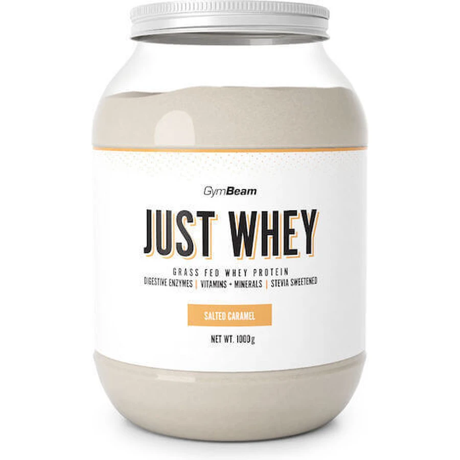 GymBeam Just Whey Сироватковий протеїн зі смаком солоної карамелі 1 кг: ціни та характеристики