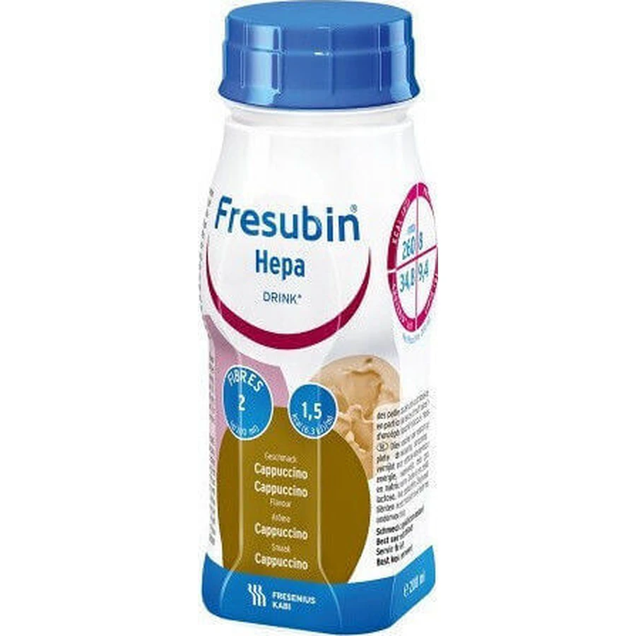 Fresenius Kabi Fresubin Hepa Drink Cappuccino Food Supplement Special 800ml Cappuccino: цены и характеристики