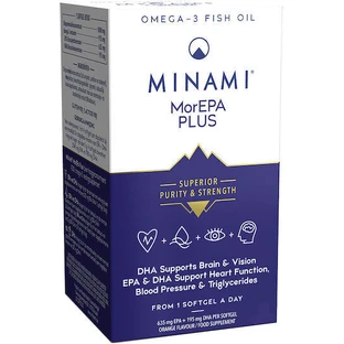 Minami MorEPA Plus Fish Oil 30 софтгелей Апельсин