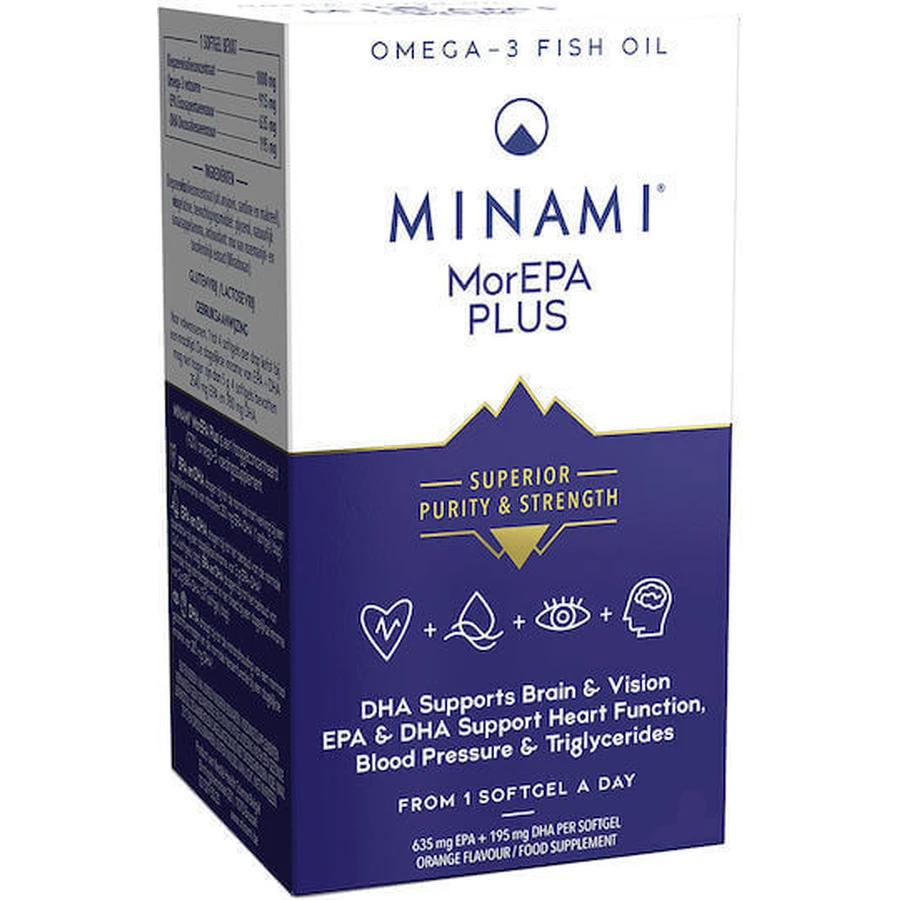 Minami MorEPA Plus Fish Oil 30 софтгелей Апельсин: цены и характеристики