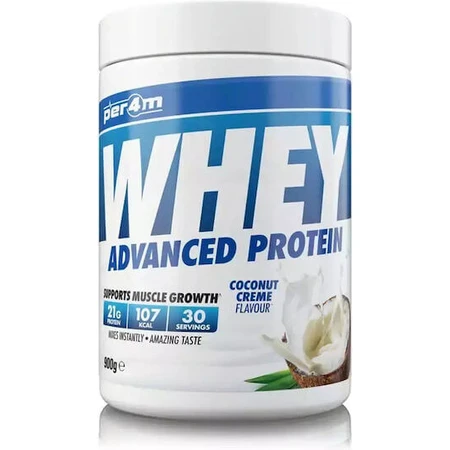 Per4m Whey вдосконалений сироватковий протеїн зі смаком кокосового крему 900гр: ціни та характеристики