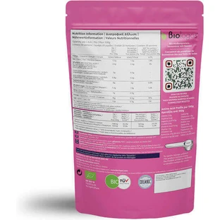Viologos Organic Whey Ягодный протеин 78% органический сывороточный протеин без глютена с ягодным вкусом 500гр