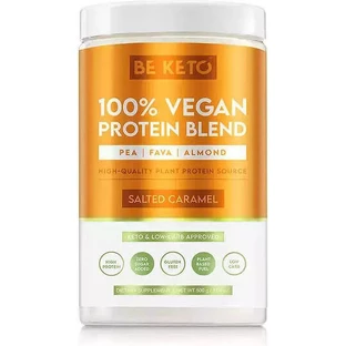 BeKeto Vegan Protein Pea Protein без глютена и лактозы со вкусом соленой карамели 500 гр.