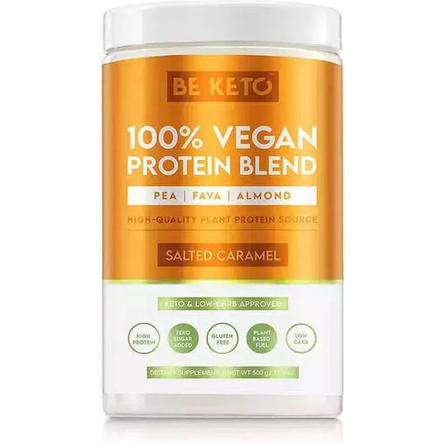 BeKeto Vegan Protein Pea Protein без глютена и лактозы со вкусом соленой карамели 500 гр.: цены и характеристики