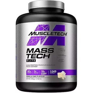 MuscleTech Mass-Tech Elite з креатином та смаком ванільного торта 3.18кг