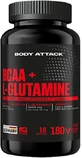 Body Attack L-глютамин 180 травяных капсул