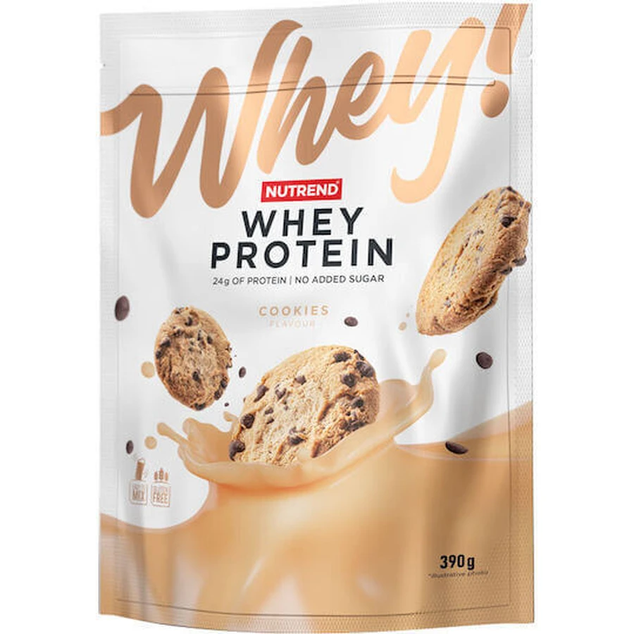Nutrend Whey Protein Сывороточный протеин без глютена с ароматизированным печеньем 390гр: цены и характеристики