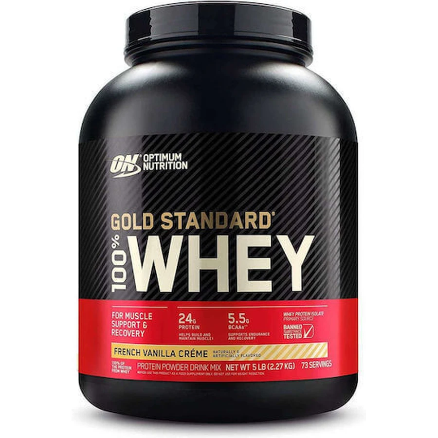 Optimum Nutrition Gold Standard 100% сывороточный протеин со вкусом французской ванили 2,27 кг: цены и характеристики