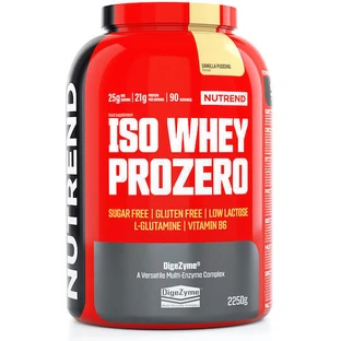 Nutrend Iso Whey Prozero Сывороточный протеин Whey Protein без глютена со вкусом соленой карамели 2,25 кг