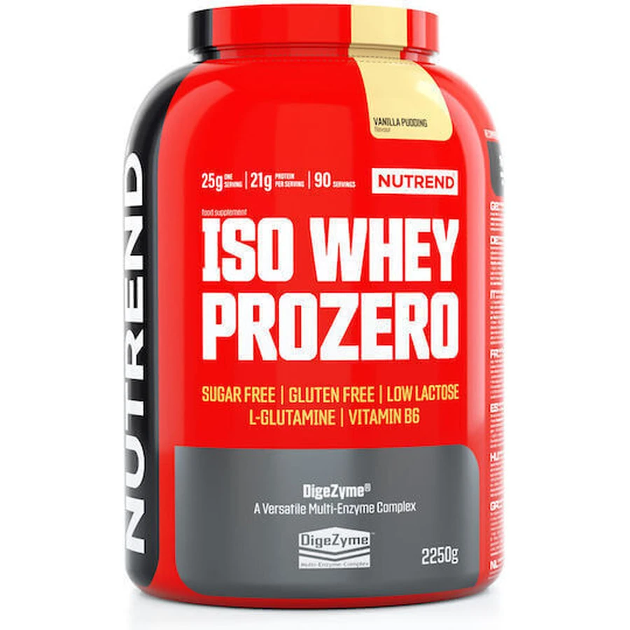 Nutrend Iso Whey Prozero Сывороточный протеин Whey Protein без глютена со вкусом соленой карамели 2,25 кг: цены и характеристики