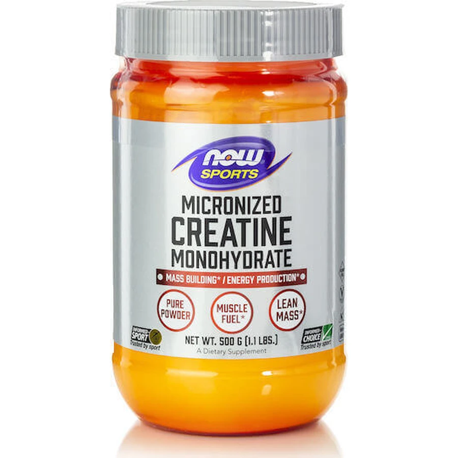 Now Foods Мікронізований креатин моногідрат в порошку 500гр: ціни та характеристики
