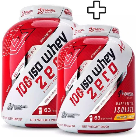 Immortal Nutrition 100% Iso Whey Zero Whey Protein сывороточный протеин без глютена и лактозы со вкусом апельсинового крема 2х2 кг: цены и характеристики