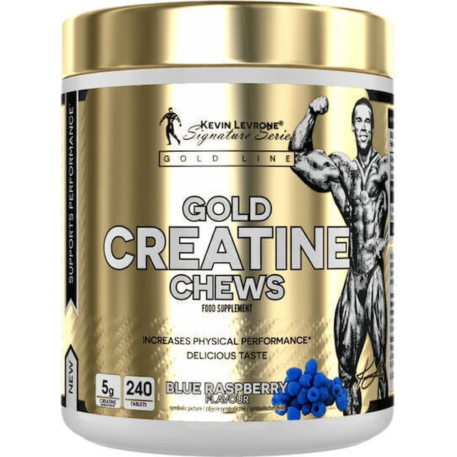 Kevin Levrone Gold Line - Creatine Chews Blue Raspberry 240 нитей: цены и характеристики