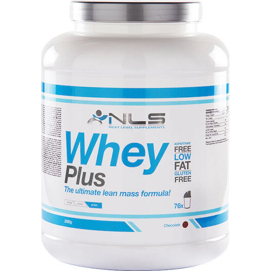 NLS Whey Plus Сывороточный протеин Сывороточный протеин без глютена со вкусом ванили 2,28 кг: цены и характеристики