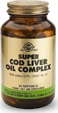 Solgar Super Cod Liver Oil Complex with Added EPA/DHA, A & D Cod Liver Oil 60 softgels Unflavoured