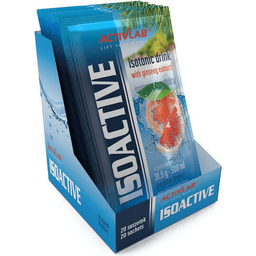 ActivLab IsoActive Изотонический напиток 20 x 31,5гр Персиковый чай 20x31,5гр: цены и характеристики