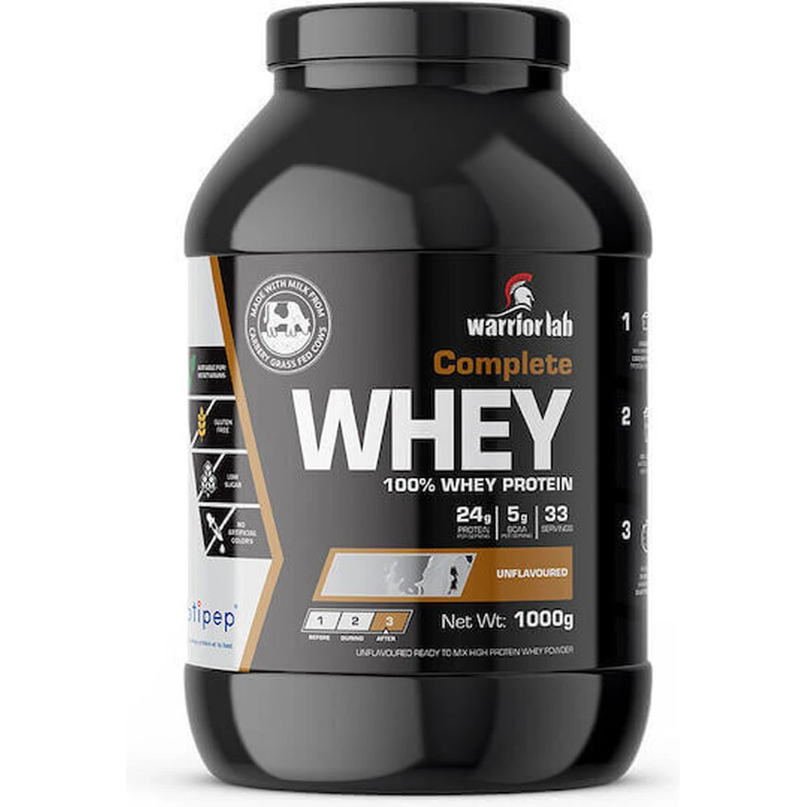 Warrior Lab Complete Whey Сироватковий протеїн без глютену 1 кг: ціни та характеристики