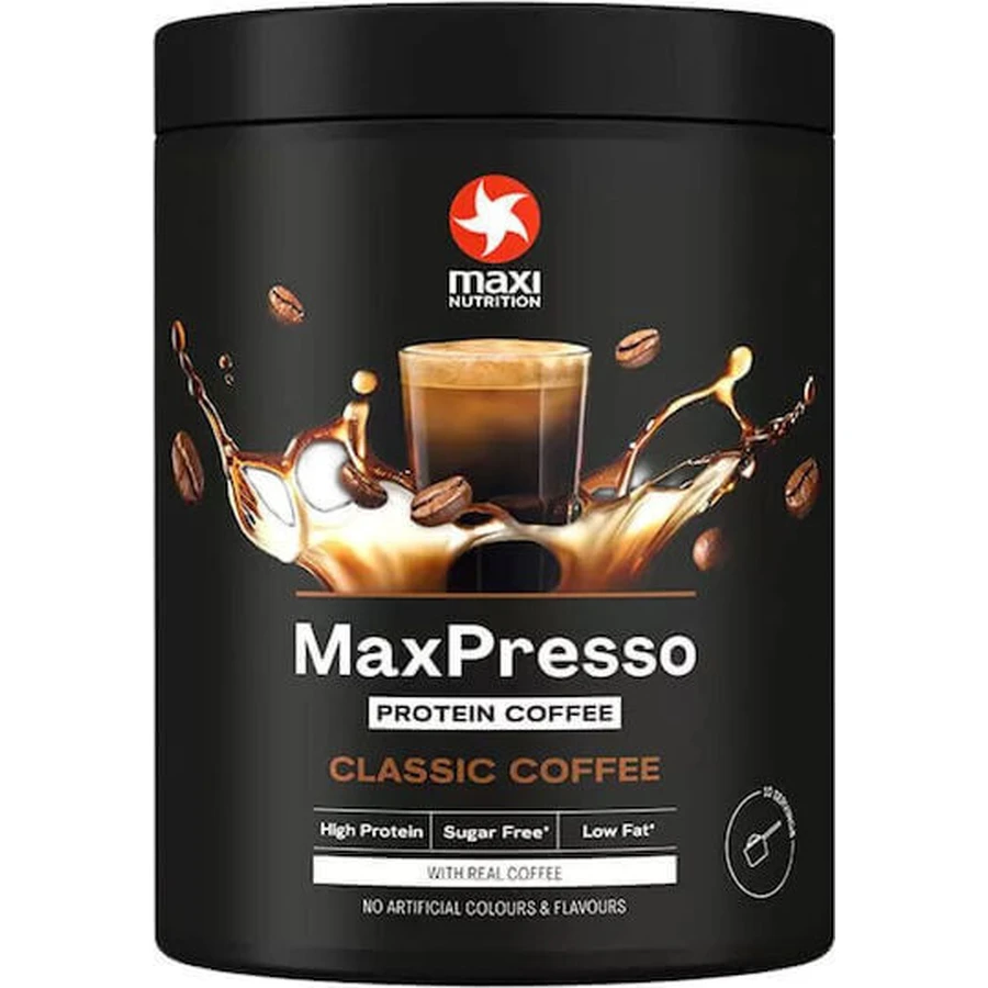 MaxiNutrition MaxPresso Protein Кавовий сироватковий протеїн без глютену зі смаком кави 300гр: ціни та характеристики