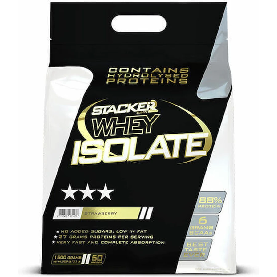 Stacker 2 Whey Изолят сывороточного протеина со вкусом клубники 1,5 кг: цены и характеристики