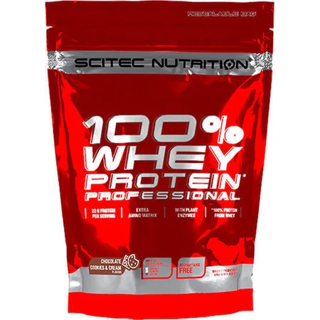 Scitec Nutrition 100% Whey Protein Професійний сироватковий протеїн без глютену зі смаком банана 500гр: ціни та характеристики