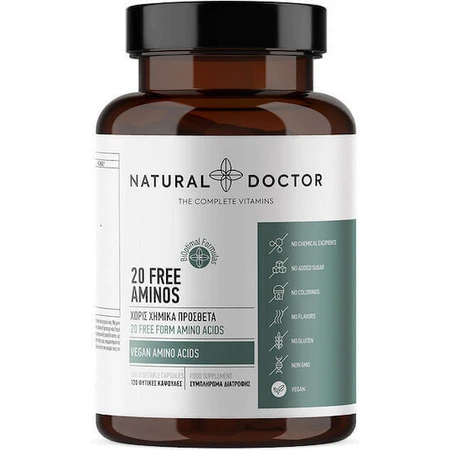 Natural Doctor 20 Free Aminos 120 травяных капсул без ароматизаторов: цены и характеристики