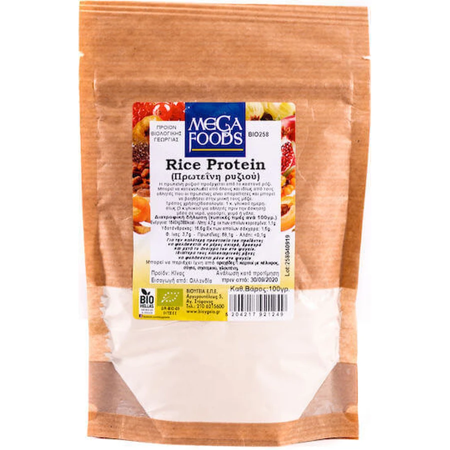 Mega Foods Безглютеновий та безлактозний протеїновий рис 100гр: ціни та характеристики