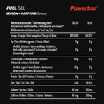 PowerBar Fuel Gel 30 с кофеином лимон 50гр: цены и характеристики