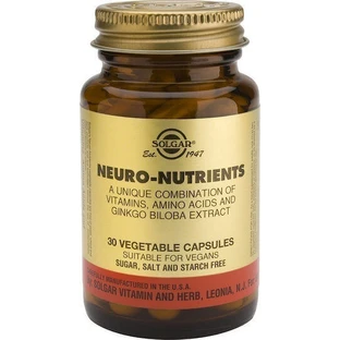 Solgar Neuro Nutrients 30 трав'яних капсул без смаку