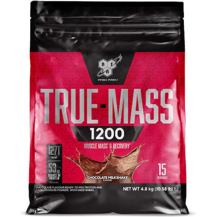 BSN True Mass 1200 М'язова маса та відновлення зі смаком шоколадного молочного коктейлю 4,8 кг: ціни та характеристики