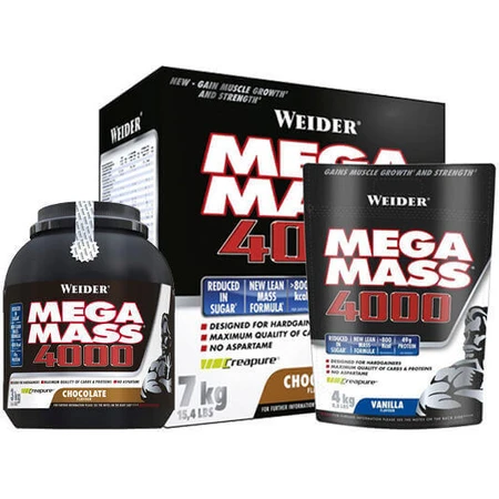 Weider Giant Mega Mass 4000 з креатином та полуничним смаком 7 кг: ціни та характеристики