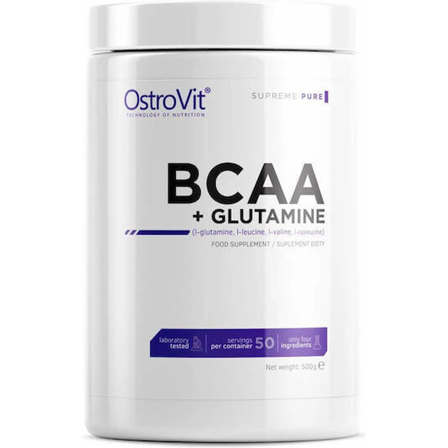 OstroVit BCAA + Glutamine 500гр Natural - Натуральный: цены и характеристики