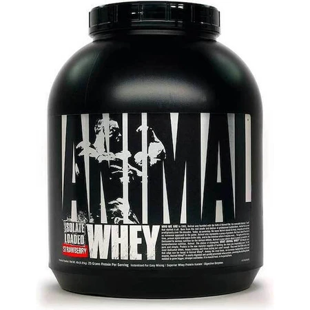 Universal Nutrition Animal Whey Protein Сироватковий протеїн зі смаком полуниці 2,3 кг: ціни та характеристики