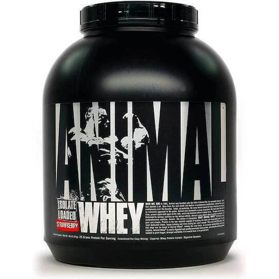 Universal Nutrition Animal Whey Protein Сироватковий протеїн зі смаком полуниці 2,3 кг: ціни та характеристики