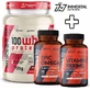 Immortal Nutrition 100% Whey Protein 100% Whey Protein 700gr Fudgy Brownie, Epic Omega 3 90 softgels & Vitamin C 1000mg 90 caps