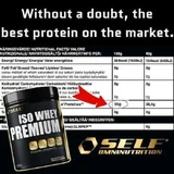 Self Omninutrition Iso Whey Premium Органічний сироватковий протеїн Сироватковий протеїн без глютену та лактози зі смаком білого шоколаду / полуниці 1 кг