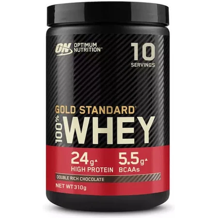 Optimum Nutrition Gold Standard 100% сироватковий протеїн зі смаком подвійного насиченого шоколаду 310гр: ціни та характеристики