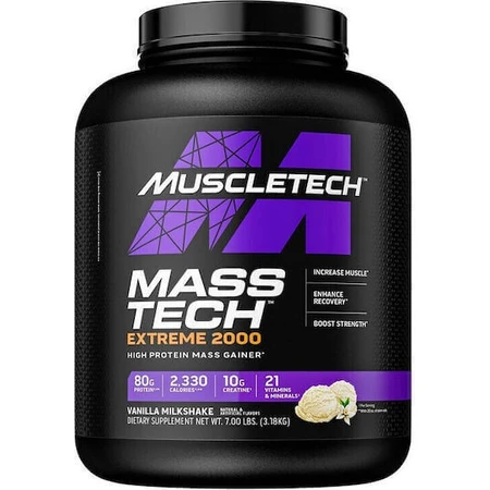 MuscleTech Mass Tech Extreme с ванильным вкусом 2,72 кг: цены и характеристики