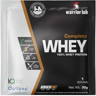 Warrior Lab Complete Whey Whey Protein Сывороточный протеин без глютена со вкусом печенья и сливок 30гр