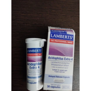 Lamberts Acidophilus Extra 4 Пробіотик 30 капс.