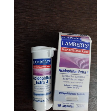 Lamberts Acidophilus Extra 4 Пробіотик 30 капс.: ціни та характеристики