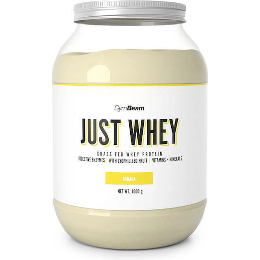 GymBeam Just Whey Сироватковий протеїн зі смаком банана 1 кг: ціни та характеристики