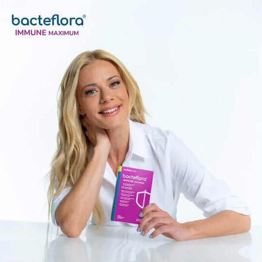 Olonea Bacteflora Immune Maximum Probiotic 30 растительных капсул: цены и характеристики