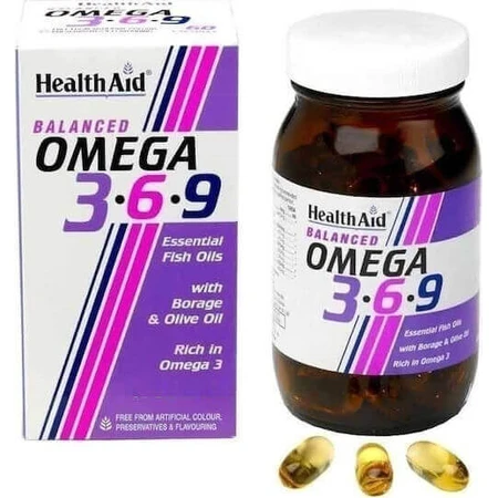 Health Aid Balanced Omega 3 6 9 90 softgels Unflavoured: цены и характеристики