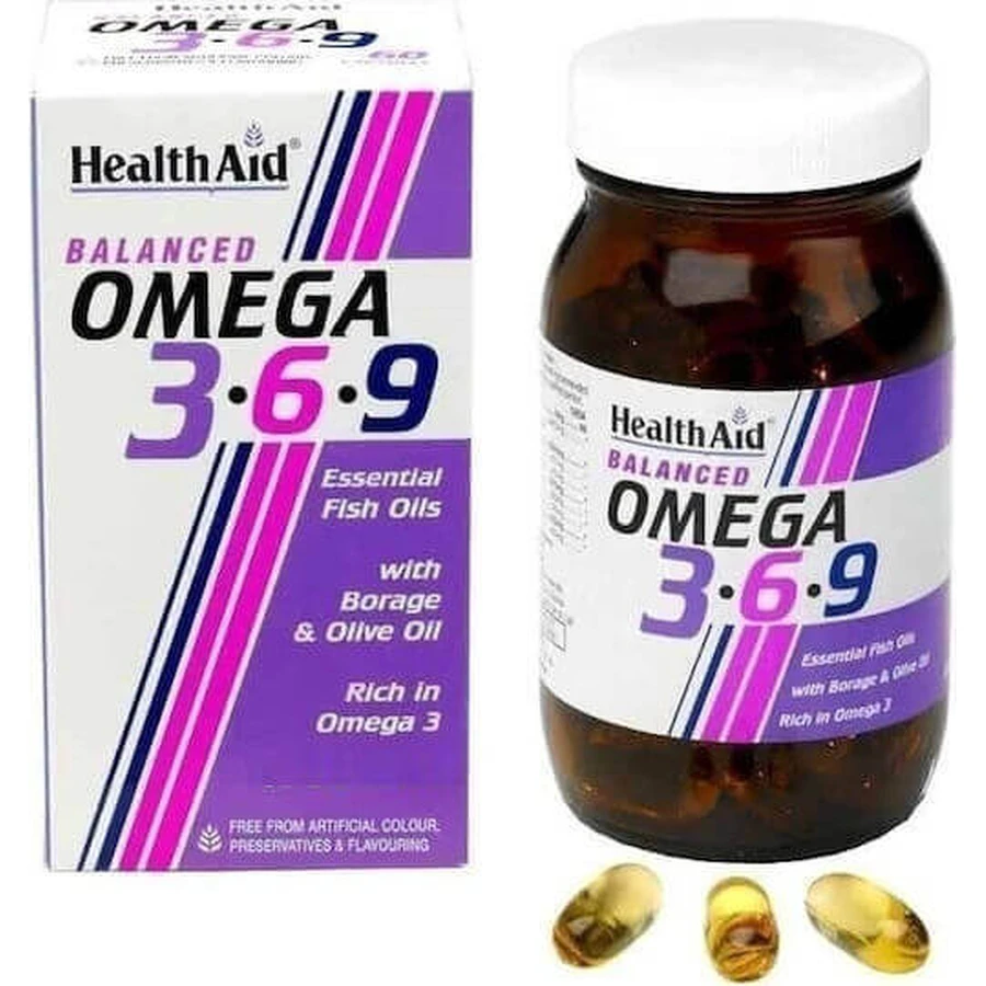 Health Aid Balanced Omega 3 6 9 90 softgels Unflavoured: цены и характеристики