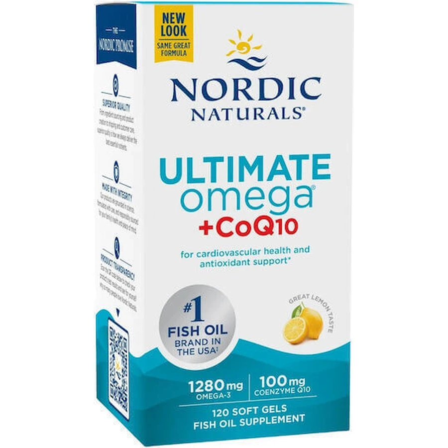 Nordic Naturals Ultimate Omega 1280 Mg + Coq10 120 капсул Me Me: цены и характеристики