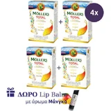 Moller's Total Fish Oil 4 x 7 м'яких гелів Манго